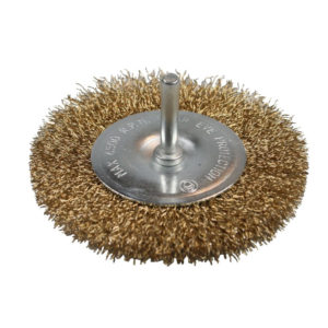 Steel wheel brush 100 mm drill.