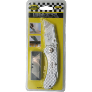Нож складывающий — Stanley knife foldable + 5 blades