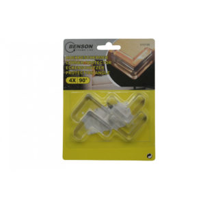 Corner protector 4 pieces transp 90°
