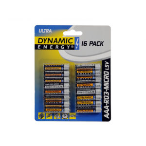 Batteries R03 / AAA ultra ‘Dynamic Energy’ (16tk)