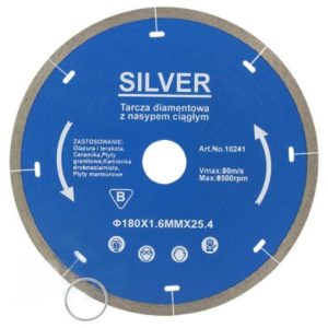 Алмазный диск, 180 x 1,6mm 25.4 SILVER