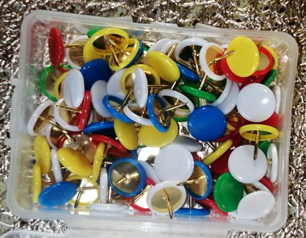 Knopkad 100tk/pk, metalsed