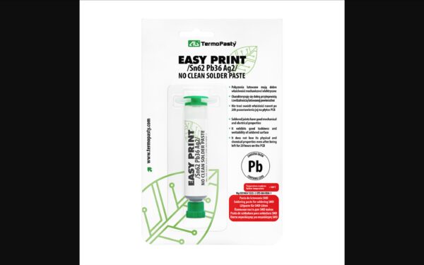 Паяльная паста Easy Print /Sn62Pb36Ag2/ 40г - в тюбике