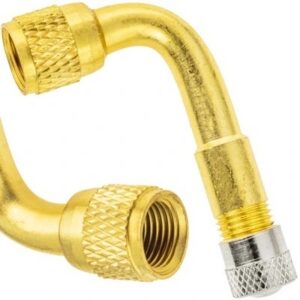 45° NURGA ALL REHVI TÄITMISE ADAPTER METALLVENTIILIGA 36 MM