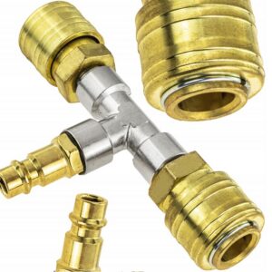 PNEUMAATILINE T-ÜHENDUS KOMPRESSORI TÜÜBILE T 1/4"