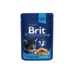 Konserv kassipoegadele Brit Premium Chicken Chunks Kitten